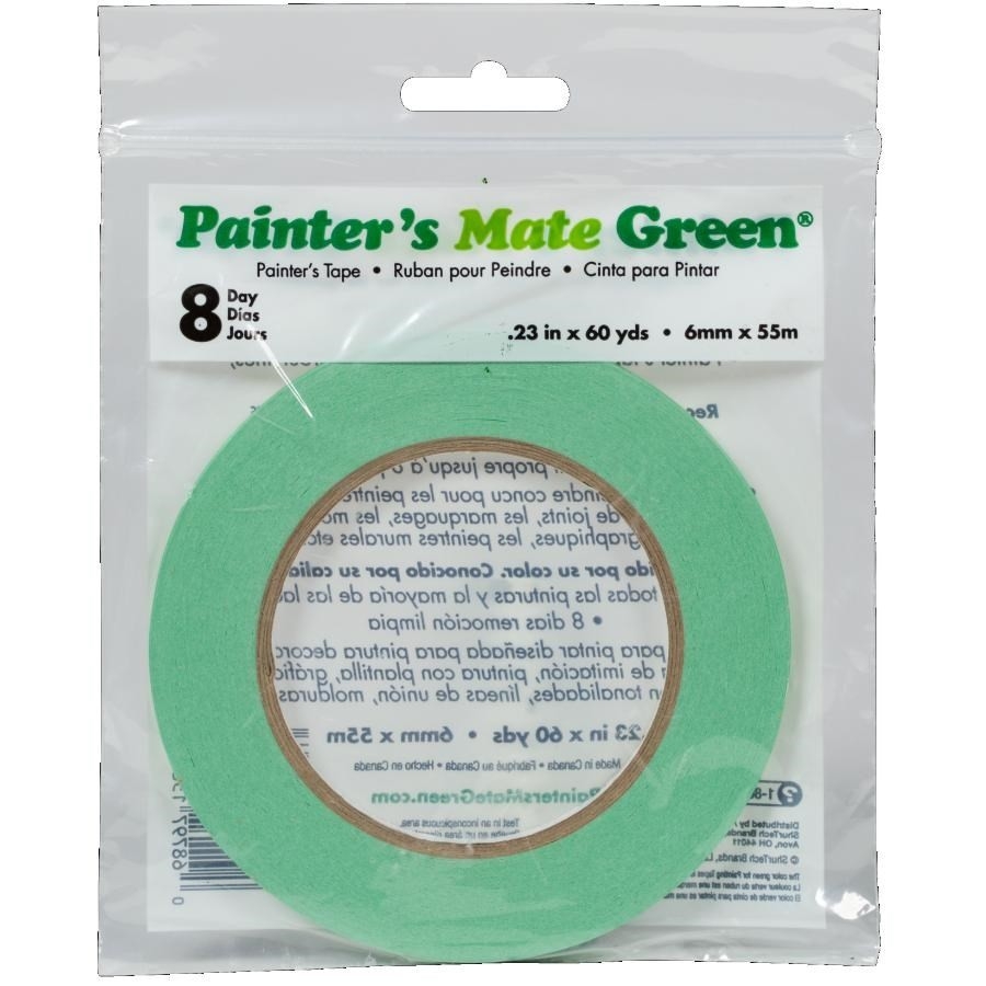 Ruban-cache de peintre, vert, 6mm x 55 m