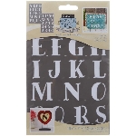 Pochoir à peinture de lettres en caractères Sea Dog, 9 po x 6 po