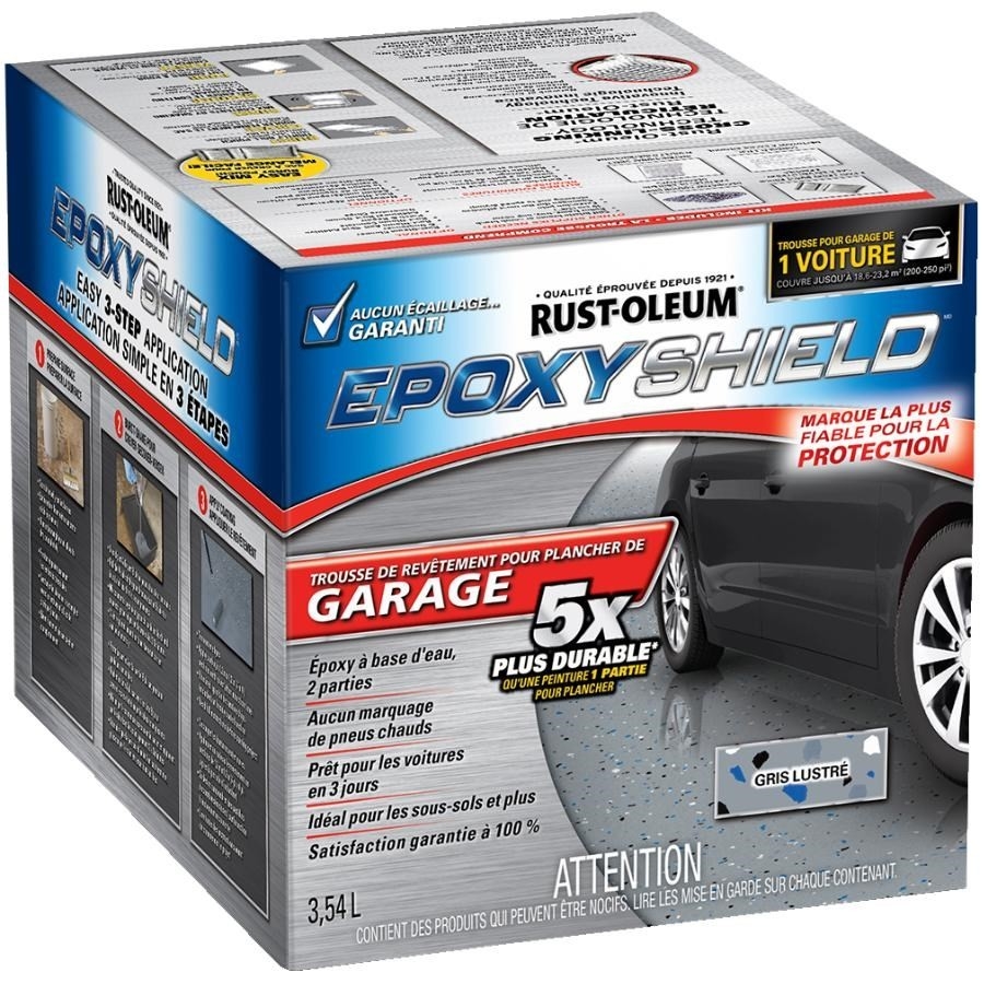 Résine époxy Pour Sol De Garage – Gris, Brillant – 30 à 36 M² Par Couche – Résinegoce