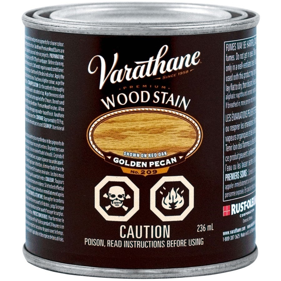 Poza Pacane Teinture à l'alkyde de première qualité pour bois, pacane doré, 236 ml