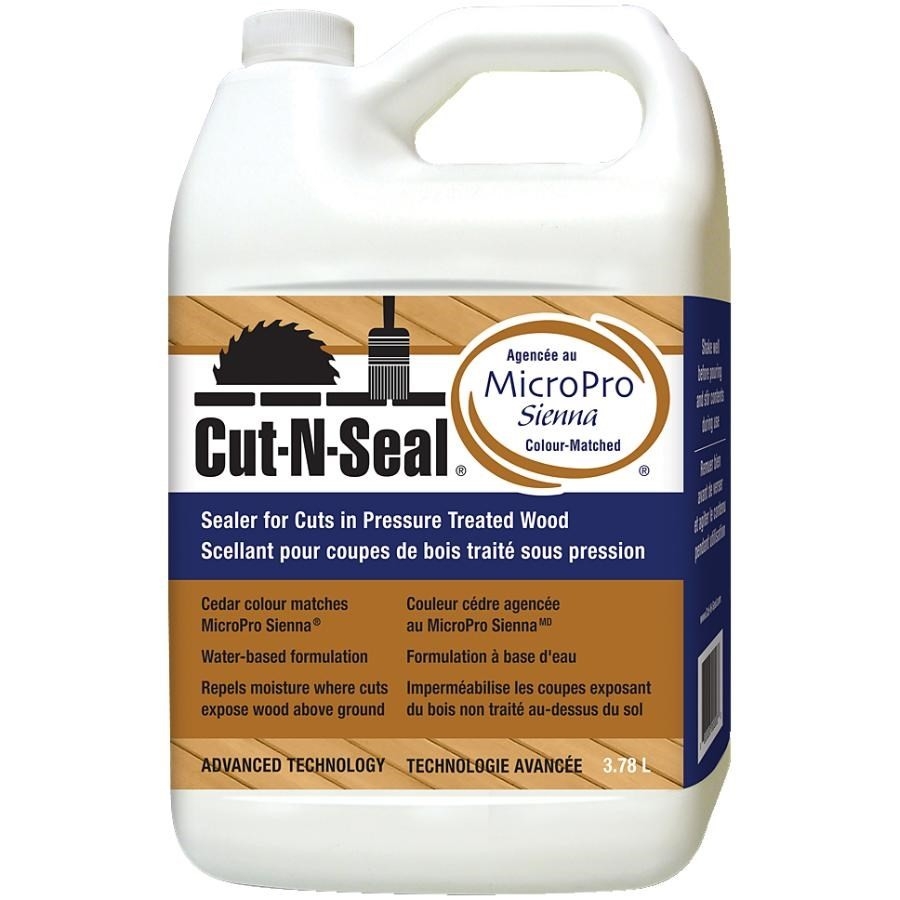 Scellant pour le bois Cut-N-Seal, cèdre brun, 3,78 l