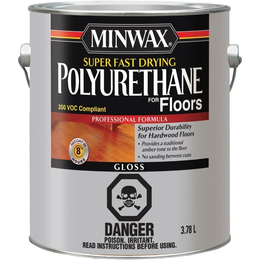 Fini polyuréthane à l'alkyde pour planchers, fini lustré, 3,78 L