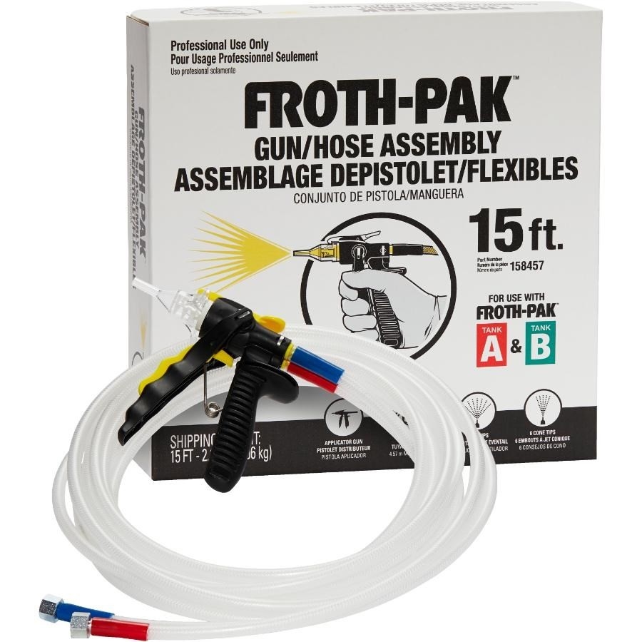 Trousse de pistolet et tuyau Froth Pak, 15 pi