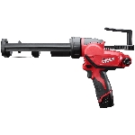 Ensemble de pistolet à calfeutrer sans fil de 12 V pour cartouche d'adhésif de 10 oz