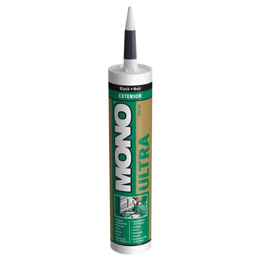 Scellant acrylique Mono Ultra pour l'extérieur, noir, 300 ml