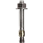 Ancrage à coincement biseauté, 1/2 po x 7 po