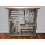 Roulette pivotante de 3 po sur plaque en aluminium chrome luxueux