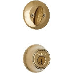 Serrure à pêne dormant à cylindre simple Elements Smart Key, laiton