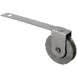 Chariot avec roulette de 1 po à roulement à billes en acier pour porte-moustiquaire