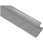 Coupe-froid à 3 ailettes en vinyle et aluminium de 36 po rapide à installer pour bas de porte, blanc