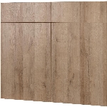 2 Portes d'armoire et 2 façades de tiroir pour évier de 33 po, Organic
