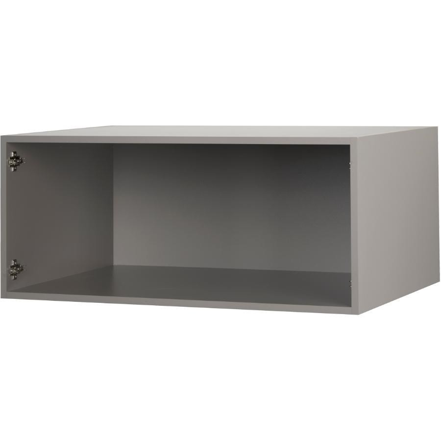 Armoire Murale Pour Coin Prête-à-assembler Grise, 24 Po