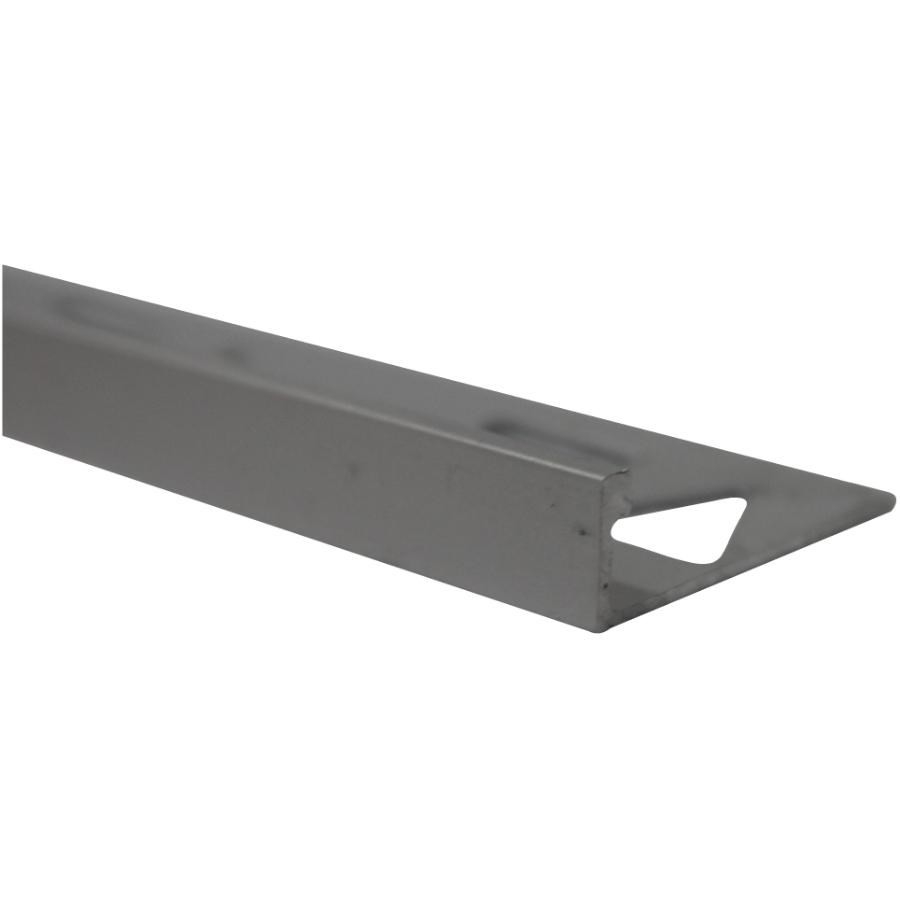 Prova - Bordure ronde pour carreaux en aluminium anodisé satin or 1/4