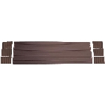 Paquet de 14 barreaux droits en aluminium de 3/4 po x 42 po pour section de rampe de 6 pi, bronze