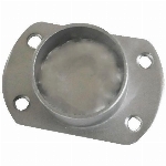 Connecteur de capuchon de retour mural en aluminium satiné Quick Kit