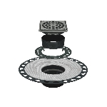 Siphon de sol Kerdi en acier inoxydable