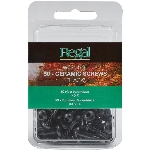 Paquet de 50 vis en céramique de 3/4 po pour rampe en alumninium, noir