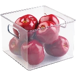 Bac de rangement transparent de 8 po x 8 po x 6 po pour garde-manger