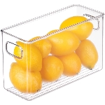 Bac de rangement transparent de 4 po x 10 po x 6 po pour garde-manger