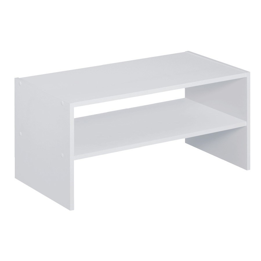 Étagère horizontale de 24 po pour range-placard, blanc