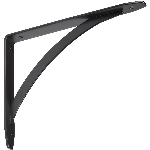 Support décoratif Elegant de 7 po pour tablette, noir