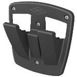 Support mural pour bac de recyclage