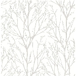 Papier-peint peler-coller à motif de cimes d'arbres, 20,5 po x