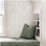 Papier-peint peler-coller à motif de cimes d'arbres, 20,5 po x