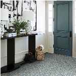 Carreaux de sol en vinyle à peler et coller 0,06 po x 12 po x 12 po, paquet de 10, bleu