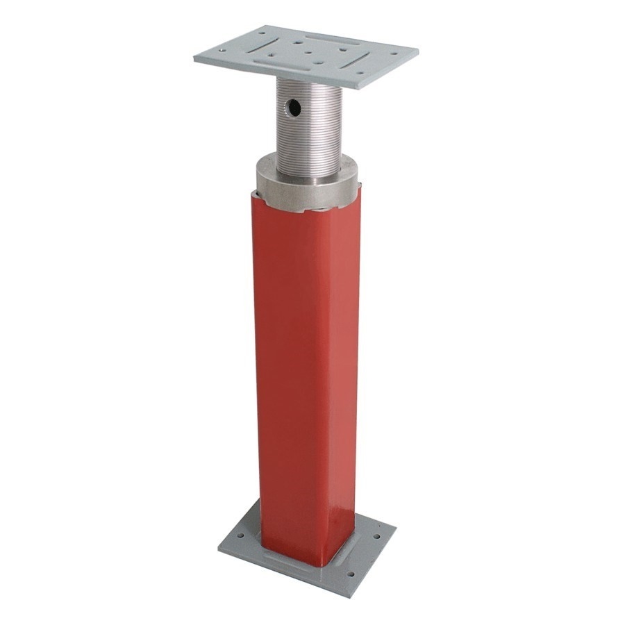 Poteau de soutien robuste de type 2 rouge, 92 po à 96 po — free download