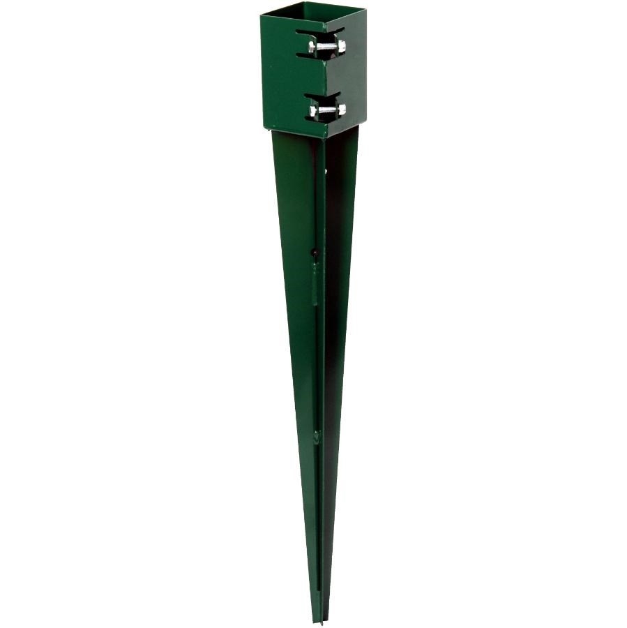 Support de 4 po x 4 po x 36 po pour poteau de clôture, vert