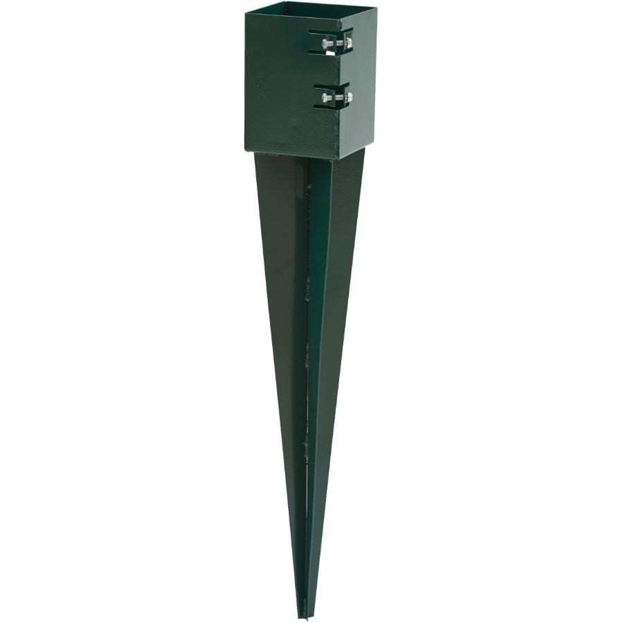 Support de poteau robuste vert de 6 po x 6 po x 41 po
