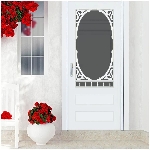 Contre-porte Winchelsea en PVC de 36 po x 80 po, blanc