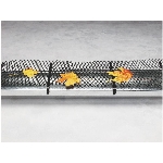 Protège-gouttière de 6 po x 25 pi en poly, noir