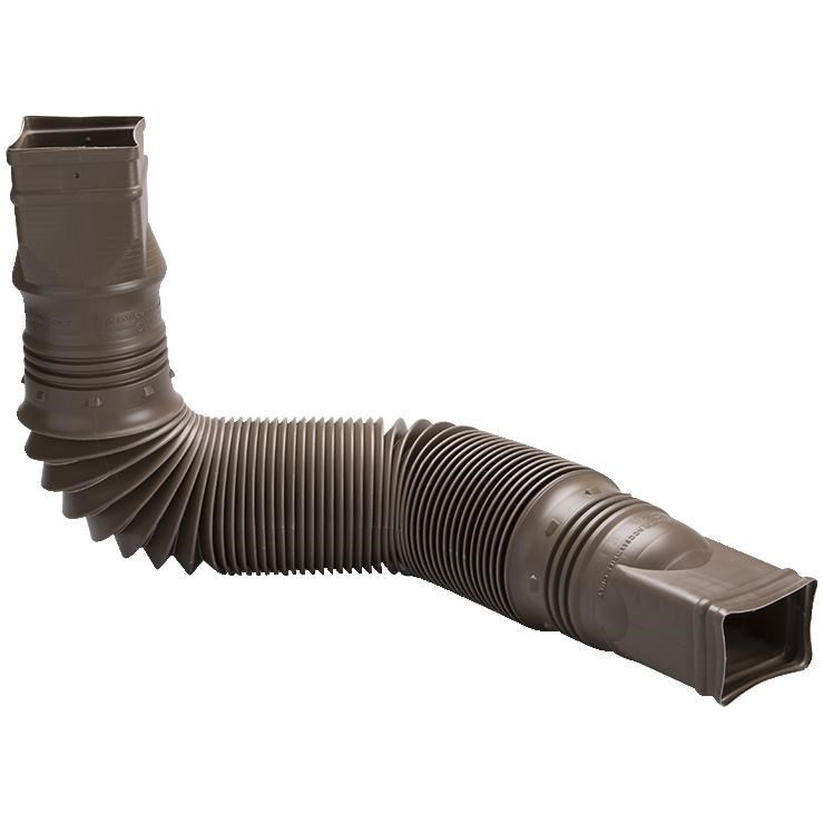 Rallonge De Gouttière Rain Drain Away 4 Pieds – Frost King, Verte, En Caoutchouc, Neuve