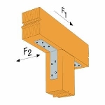 Cornière à charpente, 4 po x 4 po