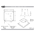 Ancrage pour poteau de 4" x 4", blanc