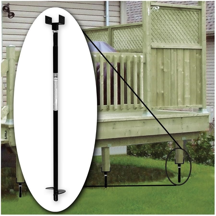 Support De Poteau à Visser, Réglable 150-190 Mm Galvanisé