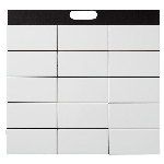 Paquet de 88 carreaux blancs de style métro de 3 po x 6 po, couvre 11 pieds carrés