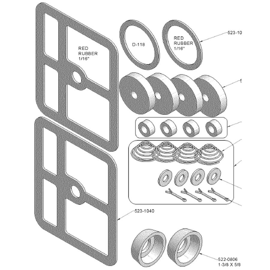 Kit Piston Pompe 805-247A - Pour Pistolet Wagner 3.34 - Neuf