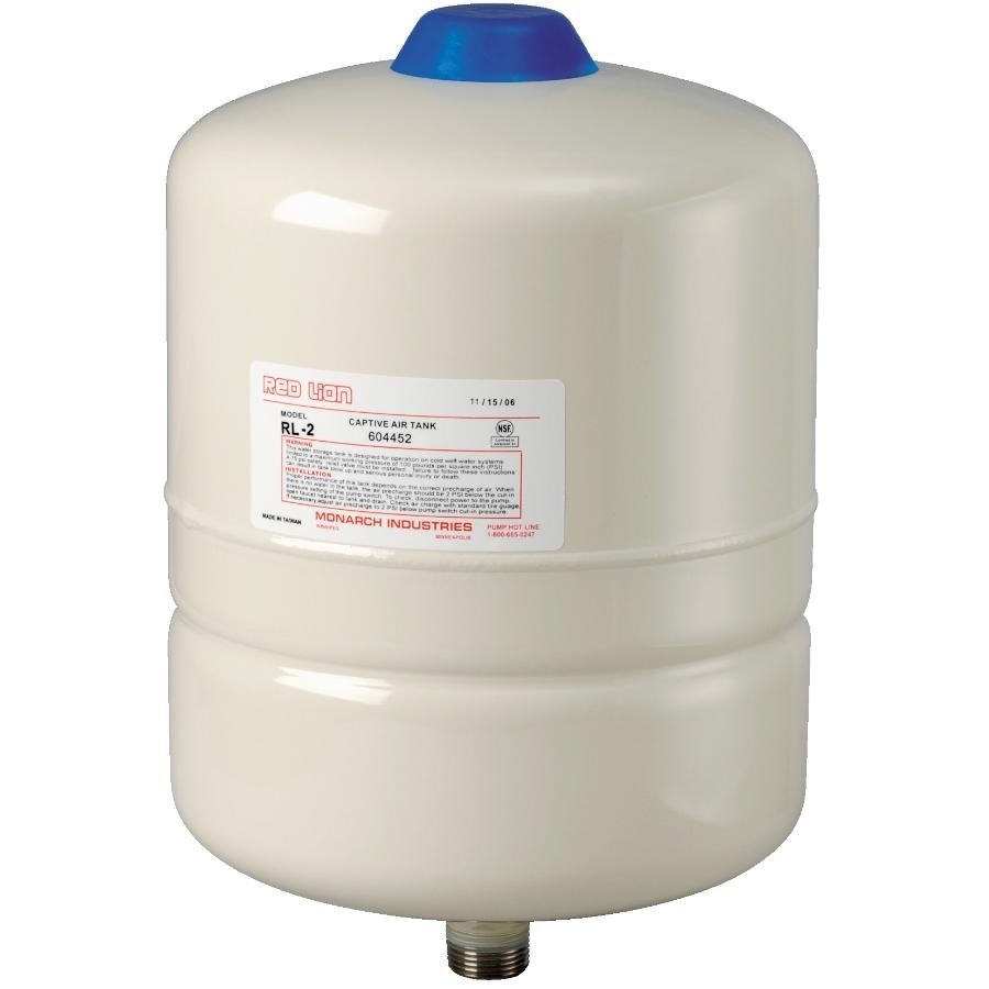 Réservoir d'accumulateur, Pompe à Eau de Camping-car, Camping- car, Bateau, Remorques de Voyage, Caravanes, Réservoir d'accumulateur 0,75 L Maximum 125 PSI 1/2 MNPT, Raccord de