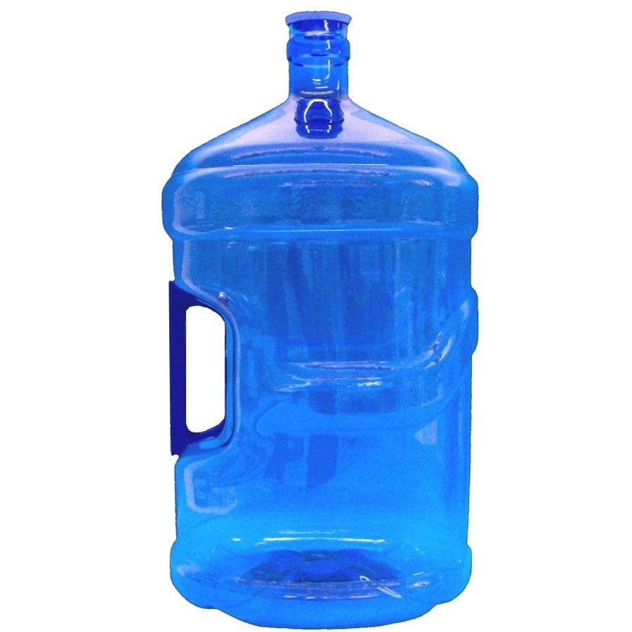 Bouteille d'eau en PTE (polyéthylène téréphtalate) de 5 gallons/18,9 litres