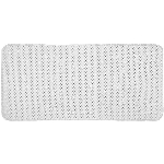 Tapis antidérapant pour baignoire Softee blanc, 17 po x 36 po