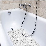 Tapis antidérapant pour baignoire Softee blanc, 17 po x 36 po