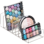 Rangement transparent à 9 compartiments Clarity pour produits de cosmétique