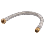 Raccord de chauffe-eau flexible de 18 po, 3/4 po femelle x 1/2 po Sharkbite