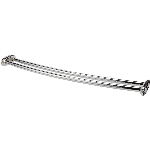 Tringle de douche courbée double