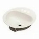 Lavabo Cranada blanc de 18 po