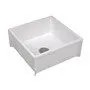 Cuve de 24 po x 24 po x 10 po avec drain pour entretien ménager