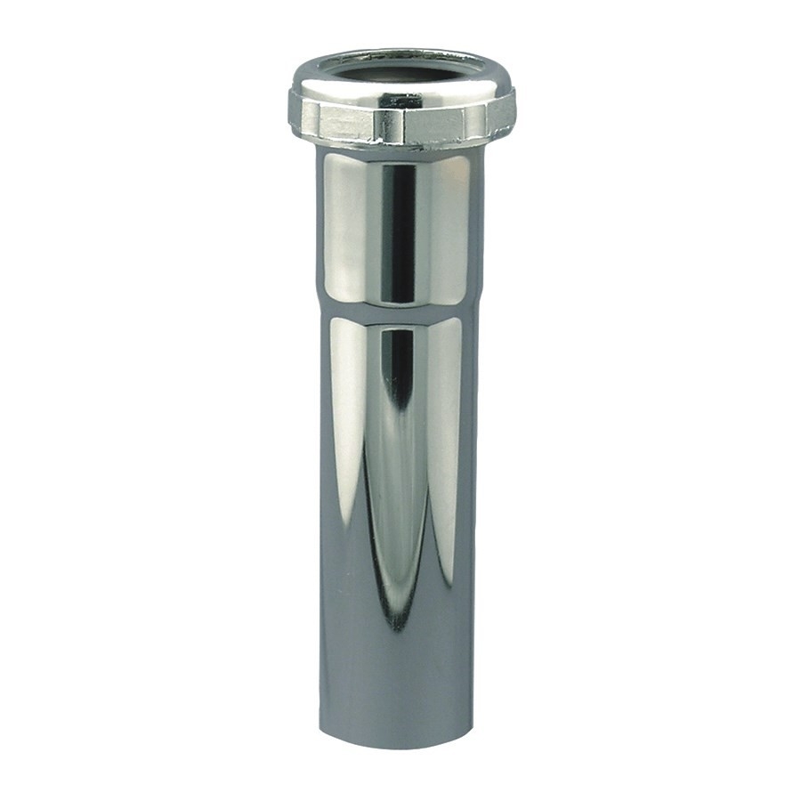 2 Colliers De Tuyau Chromé PVC – Diamètre 22 Mm, Rose, Wirquin